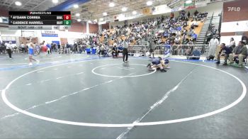 106 lbs Cons. Round 8 - Cadence Harrell, Mayfair vs Aydann Correa, Brawley Union