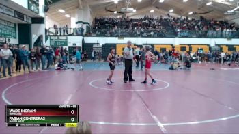 85 lbs Cons. Round 4 - Wade Ingram, Homedale vs Fabian Contreras, Nampa West