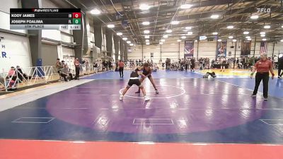 154 lbs 5th Place - Kody James, IN vs Joseph Foalima, FL
