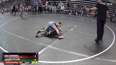 65 lbs Semis & 1st Wrestleback (8 Team) - Colt Davidson, South Dakota Lightning vs Cooper Mullins, Kentucky