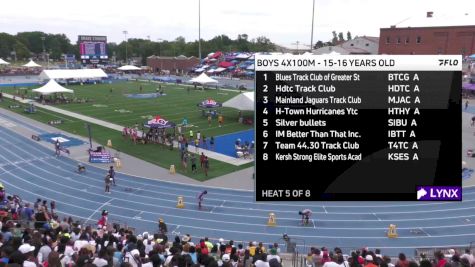 Youth Boys' 4x100m Relay Championship, Semi-Finals 5 - Age 15-16