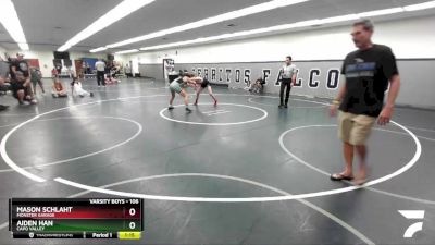 106 lbs Cons. Semi - Mason Schlaht, Monster Garage vs Aiden Han, Capo Valley