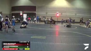 65 lbs Cons. Round 2 - Rhys Helmholdt, Michigan Grappler RTC vs Jackson Rozeboom, Hutchinson