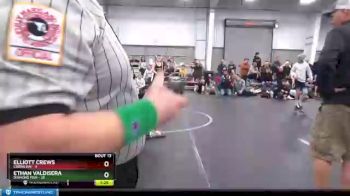 100 lbs Round 5 (6 Team) - Ethan Valdisera, Diamond Fish vs Elliott Crews, Cobra Kai