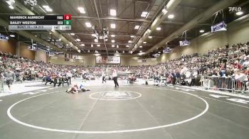 1A 215 lbs Semifinal - Bailey Weston, Rich vs Maverick Albrecht, Panguitch