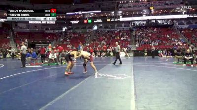 2A-165 lbs Cons. Round 4 - Jacob McGargill, Shenandoah vs Taevyn Zinnel, Algona