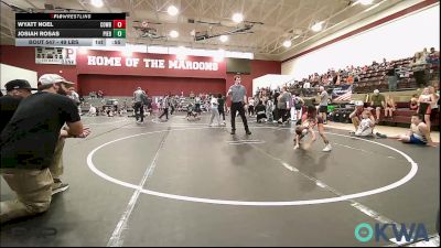 49 lbs Consolation - Wyatt Noel, Cowboy Wrestling Club vs Josiah Rosas, Piedmont