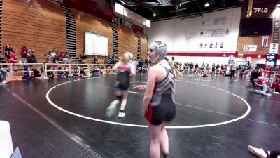 125 lbs Cons. Round 2 - Hailey Hossack, Big Piney vs Mya Brewer, Lyman