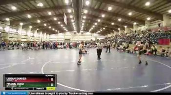 110 lbs Round 2 (4 Team) - Mason Redd, Utah Green vs Logan Shaver, Idaho 2