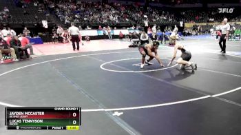 165 Class 3 lbs Champ. Round 1 - Jayden McCaster, De Smet Jesuit vs Lucas Tennyson, Pacific