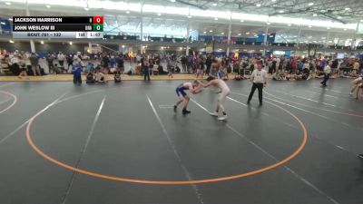 132 lbs Cons. Round 3 - Jackson Harrison, Unattached vs John Weslow Iii, Unattached