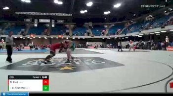 220 lbs Cons. Round 2 - Brayden Franzen, Geneseo vs Dontay Fort, Marist