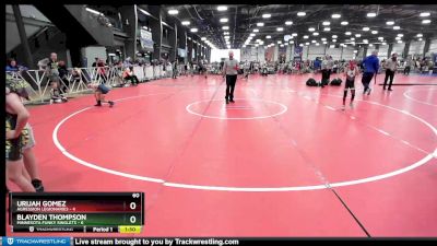 60 lbs Rd# 7- 10:45am Saturday Final Pool - Urijah Gomez, Agression Legionaries vs Blayden Thompson, Minnesota Funky Singlets