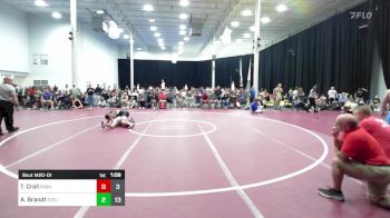 134 lbs Rr Rnd 1 - Trent Croll, Parkland vs Alex Brandt, Steller Trained Black Sun