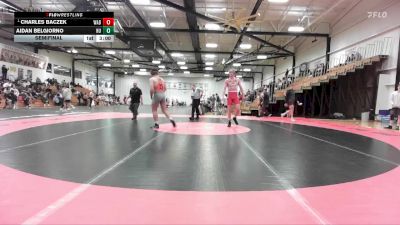 197 lbs Semifinal - Charles Baczek, Wabash vs Aidan Belgiorno, Heidelberg