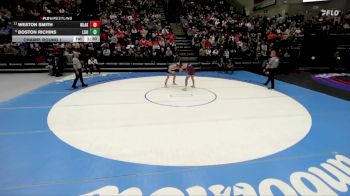 6A 132 lbs Champ. Round 1 - Weston Smith, Westlake vs Boston Richins, Lehi