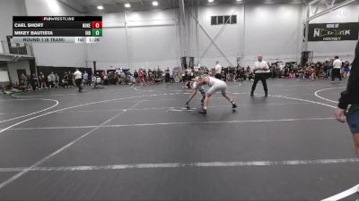 126 lbs Round 1 (6 Team) - Mikey Bautista, Iron Horse Blue vs Cael Short, Noke Wrestling RTC