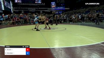 145 lbs Rnd Of 16 - Edward Scott, Pennsylvania vs Chase Warden, Texas