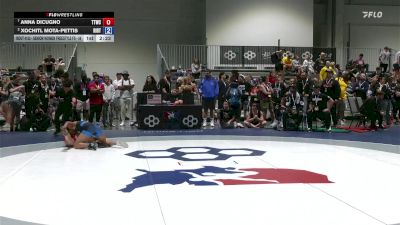 Senior Women Freestyle FS - 59 lbs Quarters - Anna DiCugno, Team Tornado Wrestling Club vs Xochitl Mota-Pettis, Rise RTC