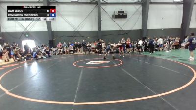 16U Boys FS - 157 lbs Cons. Round 5 - Liam LeDuc, MT vs Remington Escobedo, CA