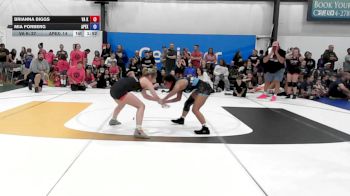 50 lbs Rr Rnd 1 - Brianna Biggs, VA Killers - W vs Mia Forberg, Apex (OH) Girls - W