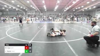 75 lbs Rr Rnd 1 - Michael Vasi, Montville vs Lincoln Taylor, Camp Reynolds Wrestling Club