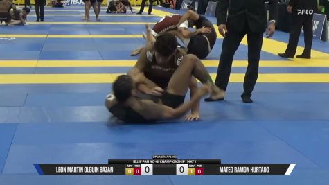 Mateo Ramon Hurtado vs Leon Martin Olguin Bazan 2026 Pan IBJJF Jiu-Jitsu No-Gi Championship