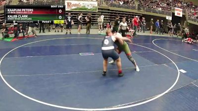 175 lbs Quarterfinal - Kaapuni Peters, LV Bear Wrestling Club vs Kaleb Clark, Green River Grapplers