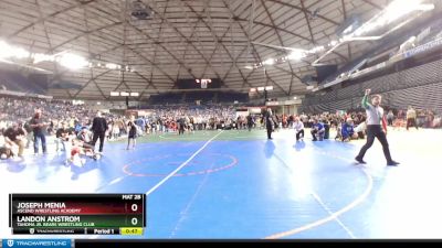 56 lbs Cons. Round 2 - Joseph Menia, Ascend Wrestling Academy vs Landon Anstrom, Tahoma Jr. Bears Wrestling Club