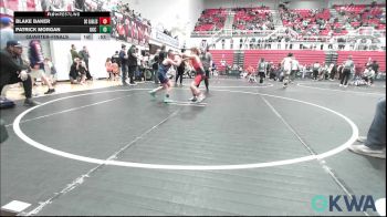 83 lbs Quarterfinal - Blake Baker, Del City Little League Wrestling vs Patrick Morgan, OKC Saints Wrestling