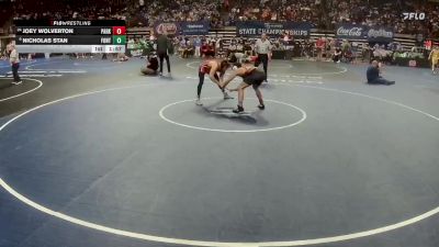 D 1 150 lbs Champ. Round 1 - Nicholas Stan, Fontainebleau vs Joey Wolverton, Parkway