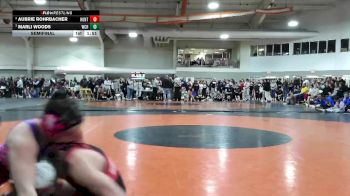 130 lbs Semifinal - Marli Woods, Whiteland Community vs Aubrie Rohrbacher, Huntley