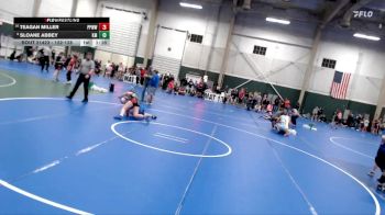 122-128 lbs Quarterfinal - Teagan Miller, Pikes Peak Warriors Wrestling vs Sloane Abbey, Kearney Matcats