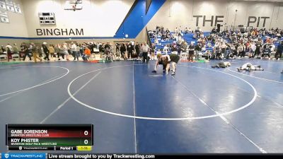 210 lbs Cons. Round 3 - KOY PHISTER, Riverton Wolf Pack Wrestling vs Gabe Sorenson, Brighton Wrestling Club