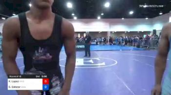 120 lbs Prelims - Kevin Lopez, Long Beach High School Wrestling vs Steven Salazar, Gunston Wrestling Club