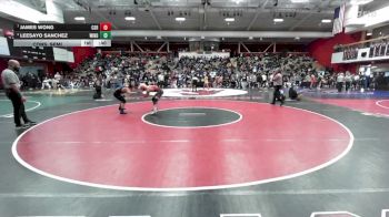 132 lbs Cons. Semi - Leesayo Sanchez, Windsor vs James Wong, California (San Ramon)