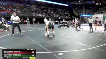 190 Class 3 lbs Quarterfinal - Nathaniel Beeson, Camdenton vs Matthew Wiegand, Capital City