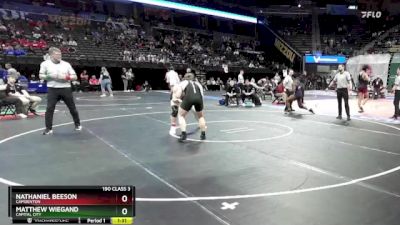 190 Class 3 lbs Quarterfinal - Nathaniel Beeson, Camdenton vs Matthew Wiegand, Capital City