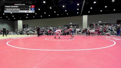 120 lbs Quarters - Tyson Crowsey, TX vs Mason Mitchell, OK