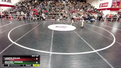 165 lbs Cons. Round 3 - Landon Solaas, Mountain View vs Drayden Johnson, Thunder Basin