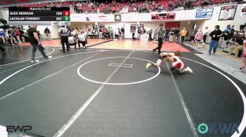 67 lbs Rr Rnd 1 - Alex Morgan, Fort Gibson Youth Wrestling vs Lachlan Forrest, Northeast Take Down Club