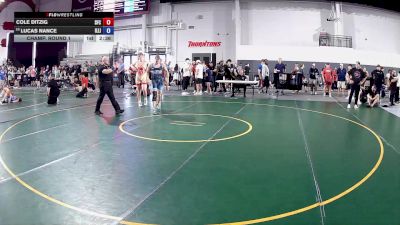 190 lbs Champ. Round 1 - Cole Ditzig, Seasons Freestyle Club vs Lucas Nance, Illinois