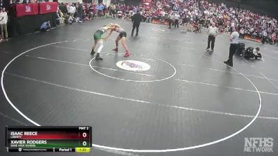 1A/2A 144 Cons. Semi - Xavier Rodgers, Dixie High School vs Isaac Reece, Liberty