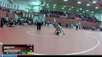 100 lbs Champ. Round 3 - Jonathan Schmaltz, Monrovia Wrestling Club vs Jensen Boyd, CIA / Delta