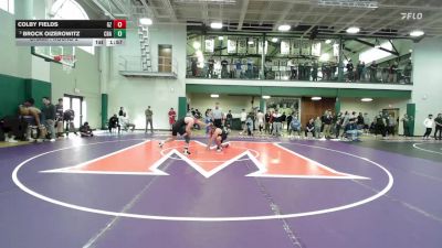 175 lbs Champ. Round 2 - Brock Oizerowitz, Christian Brothers Academy vs Colby Fields, Gonzaga