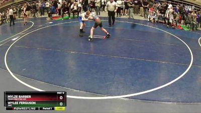 87 lbs Cons. Round 1 - Mylze Barber, Team Prestige WC vs Wylee Ferguson, JWC