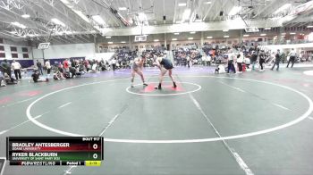 197 lbs Semifinal - Bradley Antesberger, Doane University vs Ryker Blackburn, University Of Saint Mary (KS)