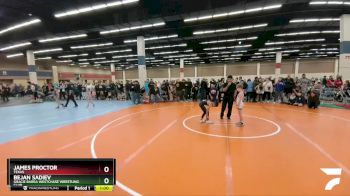 63-64 lbs Round 2 - James Proctor, Texas vs Bejan Sadiev, Gracie Barra Westchase Wrestling Club