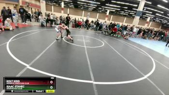 83-87 lbs Round 2 - Kolt Kidd, Mesquite Wrestling Club vs Isaac Stanec, Spartan Mat Club