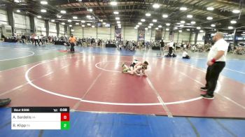 106 lbs Consi Of 32 #2 - Alex Sardelis, VA vs Blake Klipp, PA